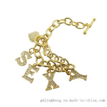 Zinc-Alloy Lover Strap Logo Customized Metal Ornament Chain